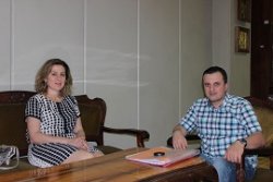 საქმიანი შეხვედრა მაია ბეროშვილთან